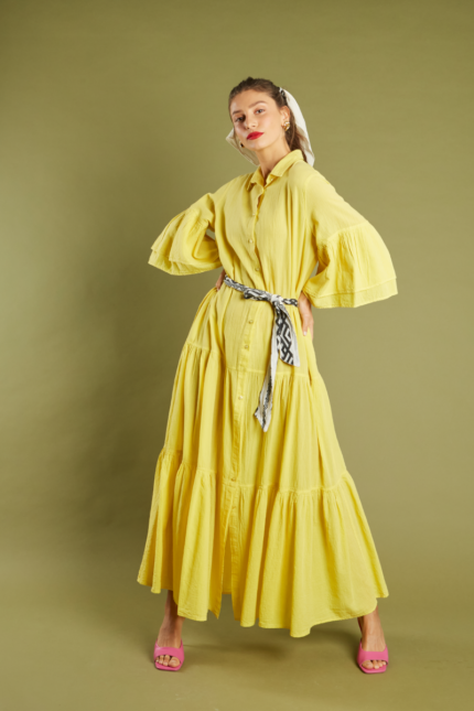 NEMA Naxos Boho Dress Yellow