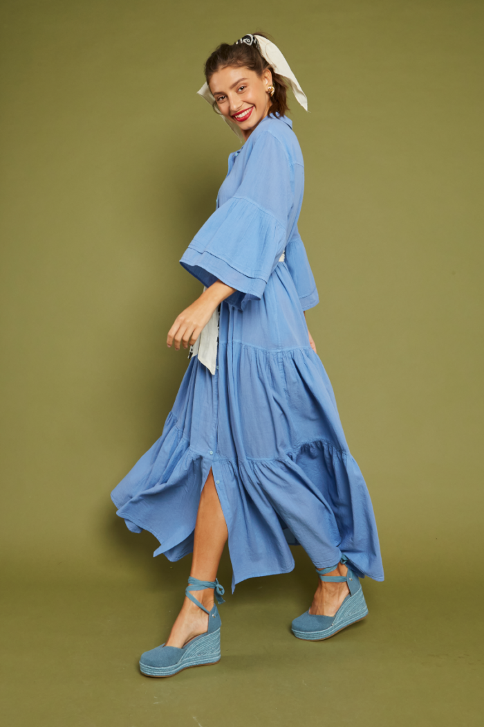 NEMA Naxos Boho Dress Blue